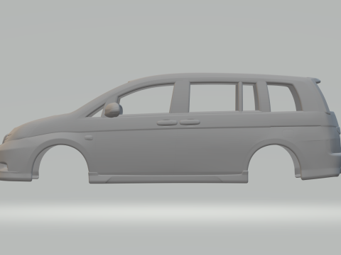 Toyota isis 3D Print Model
