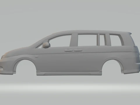 Toyota isis 3D Print Model