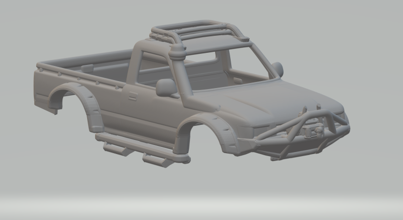 Toyota custom 3D-Druckmodell .c4d .max .obj .3ds .fbx .stl .blend 
