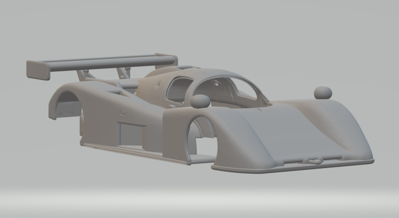 Aston martin imsa race car 3Dプリントモデル .c4d .max .obj .3ds .fbx .stl .blend 