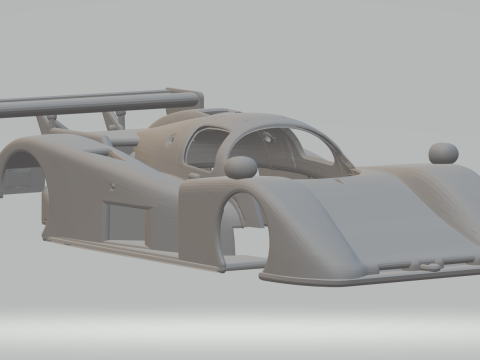 Aston martin imsa race car 3D प्रिंट मॉडल