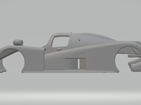Aston martin imsa race car 3Dプリントモデル