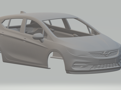 Opel astra hatch 3D Print Model