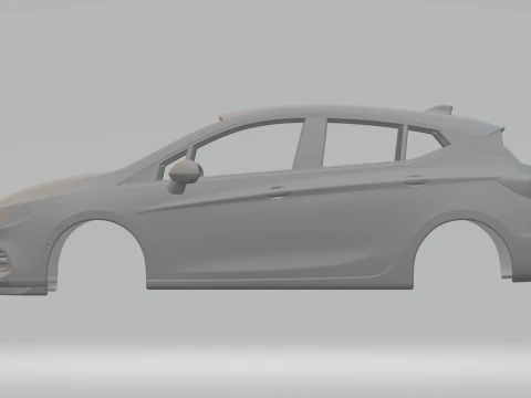 Opel astra hatch 3D Print Model