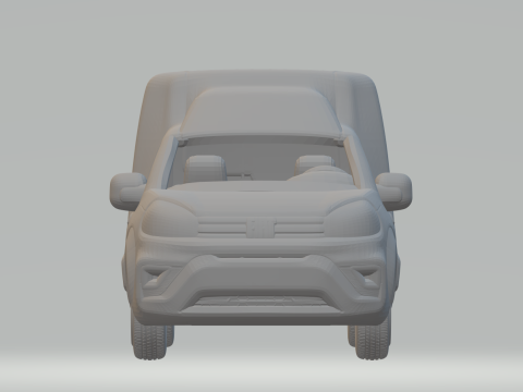 Fiat fiorino br Modèles 3D en vedette
