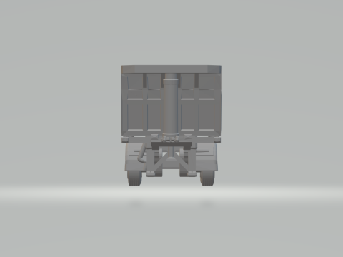 Trailer dumper single tyres 3D प्रिंट मॉडल