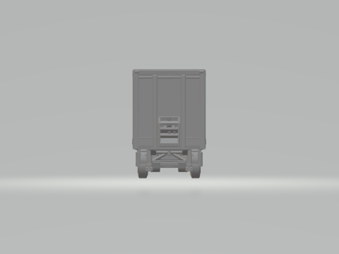 Trailer sider single tyres 3D Принт Модель
