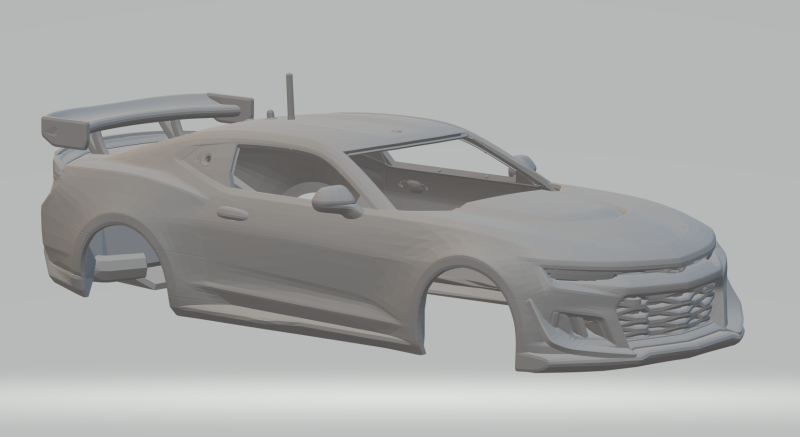 Camaro race car gt 3Dプリントモデル .c4d .max .obj .3ds .fbx .stl .blend 