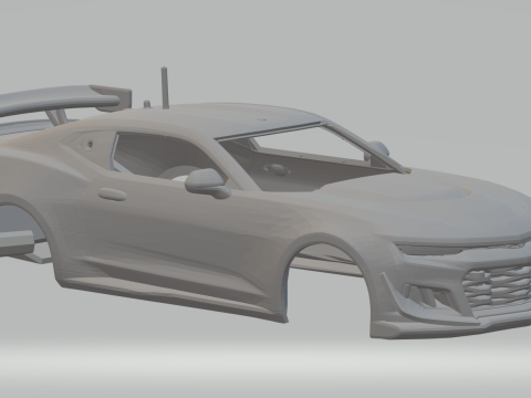 Camaro race car gt 3D Print Model