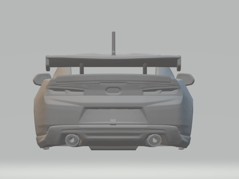 Camaro race car gt 3Dプリントモデル