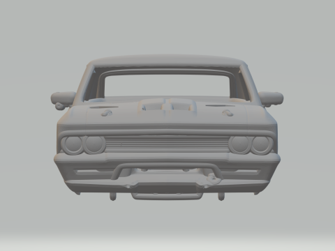 Chevrolet chevelle 3D 打印模型