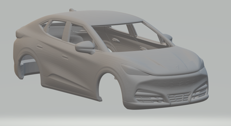 CUPRA TAVASCAN Modello di stampa 3D .c4d .max .obj .3ds .fbx .stl .blend 