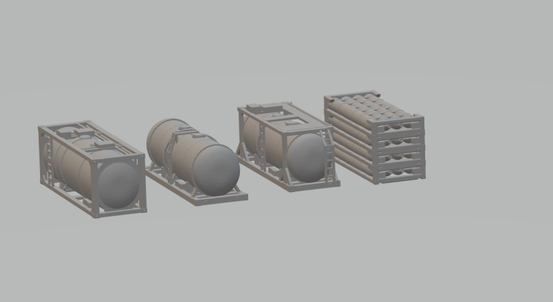 Pack contanier 3D-printmodel .c4d .max .obj .3ds .fbx .stl .blend 
