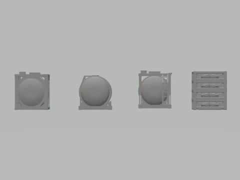 Pack contanier 3D Print Model