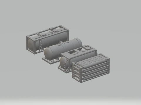 Pack contanier 3D Print Model