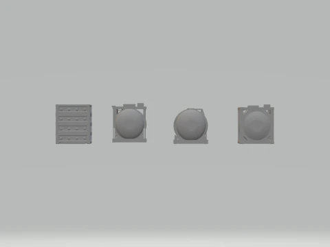 Pack contanier 3D Print Model