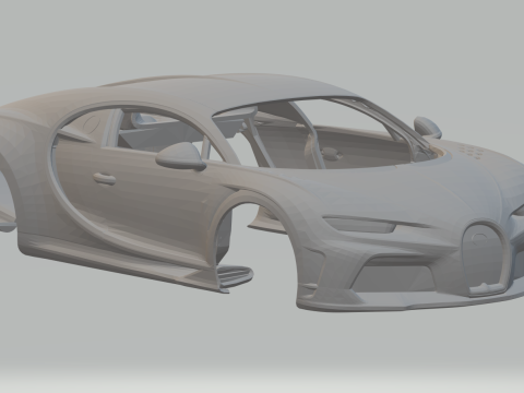 Bugatti chiron super sport Modelo de impresión 3D