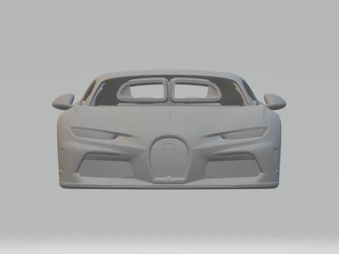 Bugatti chiron super sport 3D Print Model