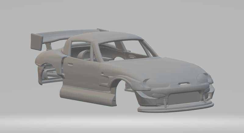 SUZUKI CAPPUCCINO 3Dプリントモデル .c4d .max .obj .3ds .fbx .stl .blend 
