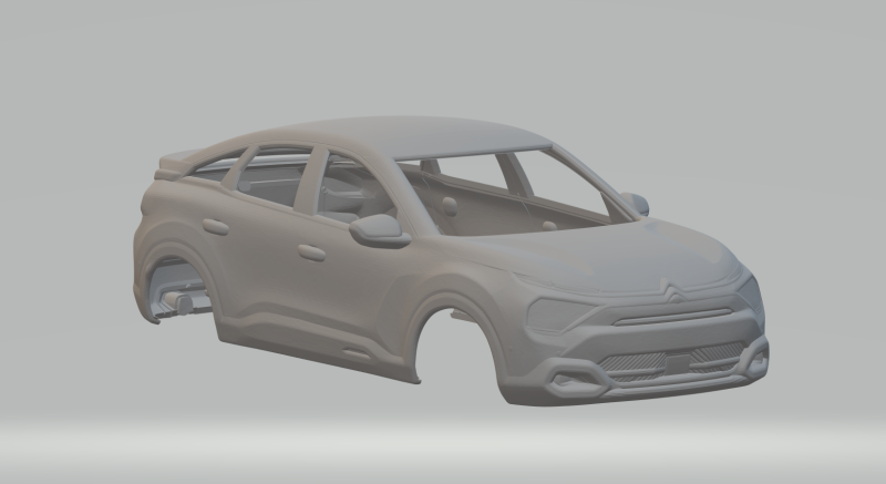 Citroen c4 Modello di stampa 3D .c4d .max .obj .3ds .fbx .stl .blend 