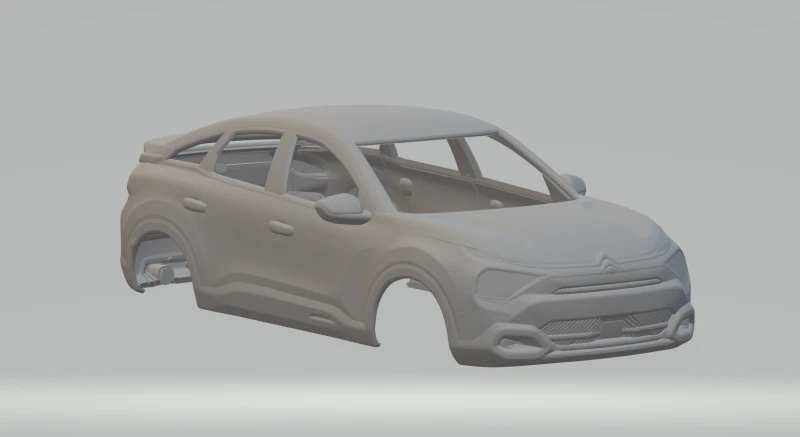 Citroen c4 3D Print Model .c4d .max .obj .3ds .fbx .stl .blend 
