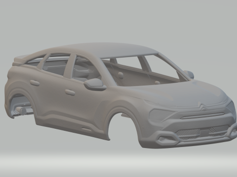 Citroen c4 3D-Druckmodell