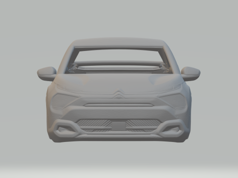 Citroen c4 Modello di stampa 3D