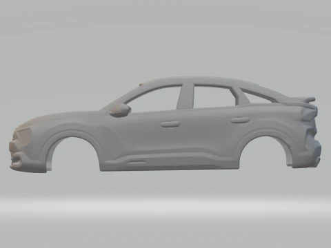 Citroen c4 3D Print Model