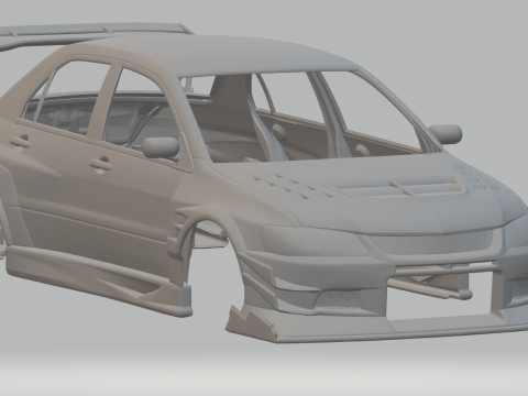 Mitsubishi lancer 3D-Druckmodell