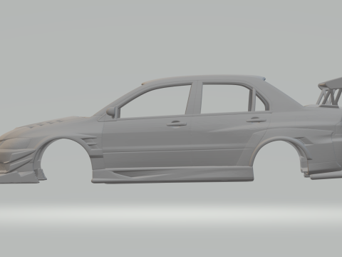 Mitsubishi lancer 3D 프린트 모델