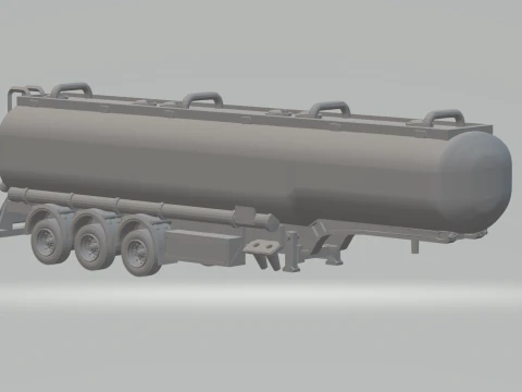 EINREIFIGER TANKANHÄNGER 3D Druckmodell
