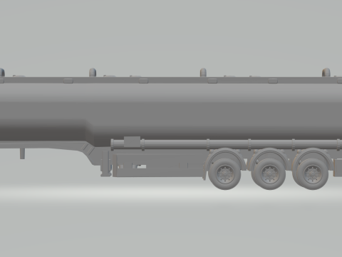 SINGLE TIRE TANK TRAILER Model do druku 3D