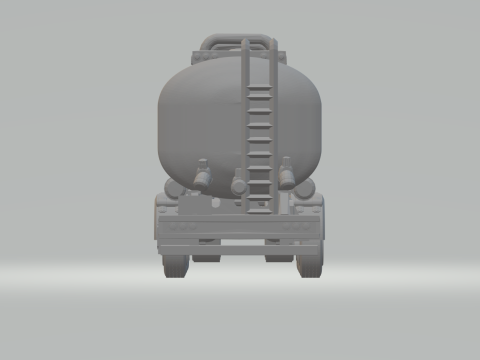 SINGLE TIRE TANK TRAILER Model do druku 3D