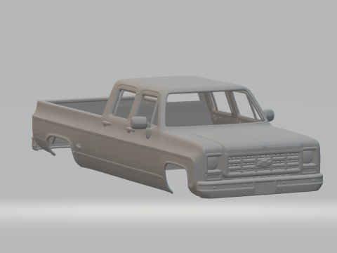 Chevrolet k30 crew cab Modelo de Impressão 3D