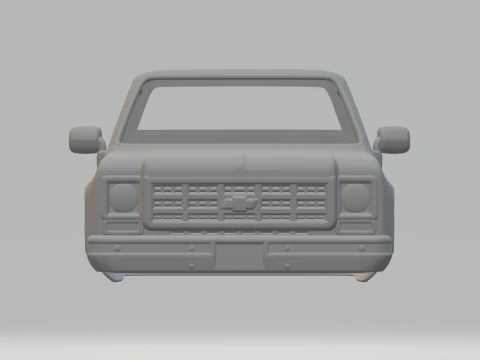Chevrolet k30 crew cab 3D Print Model