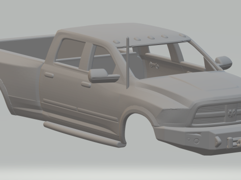 Dodge ram crewcab 3D Print Model