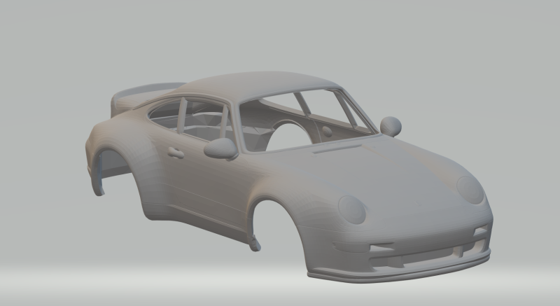 PORSCHE GUNTHER WERKS 3D 프린트 모델 .c4d .max .obj .3ds .fbx .stl .blend 