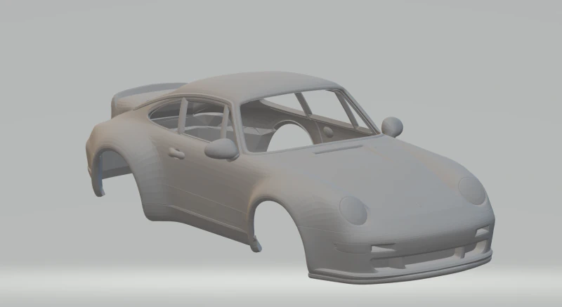 PORSCHE GUNTHER WERKS 3D Print Model .c4d .max .obj .3ds .fbx .stl .blend 