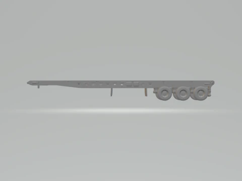 Trailer lowboy 3D Print Model