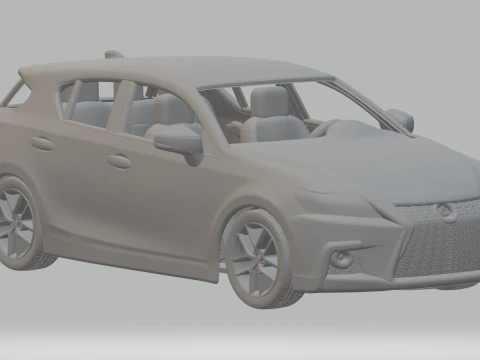 LEXUS CT200H 3D Baskı Modeli
