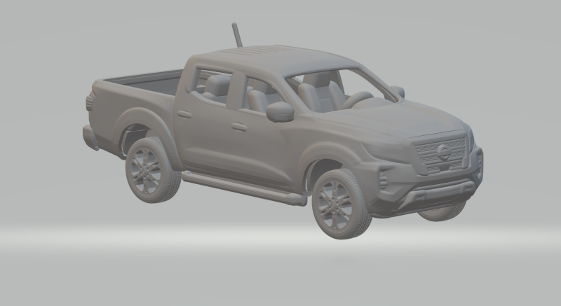 Nissan frontier Modelo de Impressão 3D .c4d .max .obj .3ds .fbx .stl .blend 