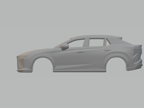 Lexus rz 450 e 3D Print Model