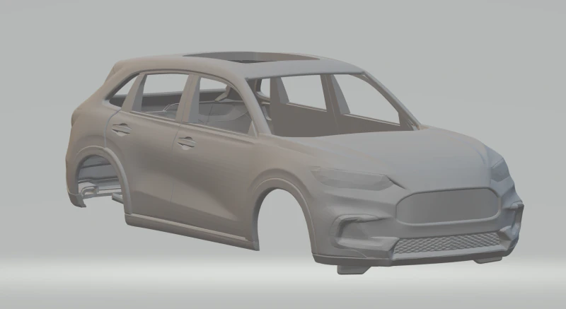 Honda zr-v 3D Print Model .c4d .max .obj .3ds .fbx .stl .blend 