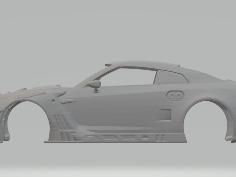 Nissan gtr gt3 race car 3D 프린트 모델