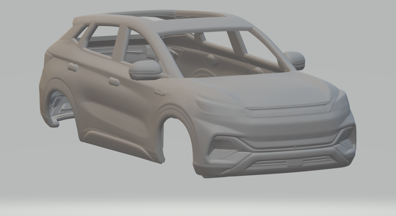 Byd yuan plus Modello di stampa 3D .c4d .max .obj .3ds .fbx .stl .blend 