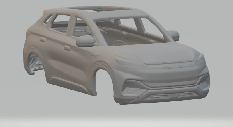 Byd yuan plus 3D Print Model .c4d .max .obj .3ds .fbx .stl .blend 
