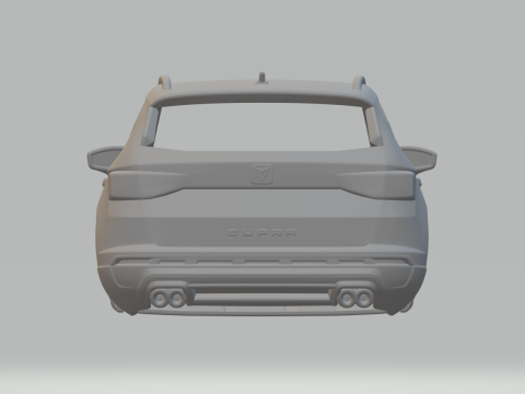 Cupra ateca 3D Print Model