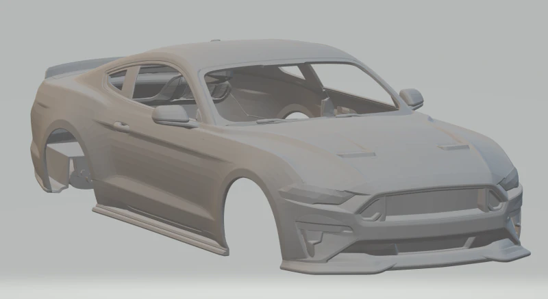 Mustang rtr spec 3D Print Model .c4d .max .obj .3ds .fbx .stl .blend