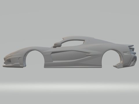 Rimac nevera 3Dプリントモデル