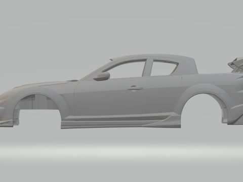 Mazda rx8 3D Baskı Modeli